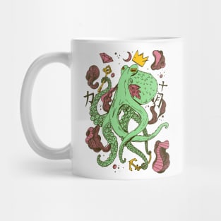 Royal Octopus - Pink and Mint Mug